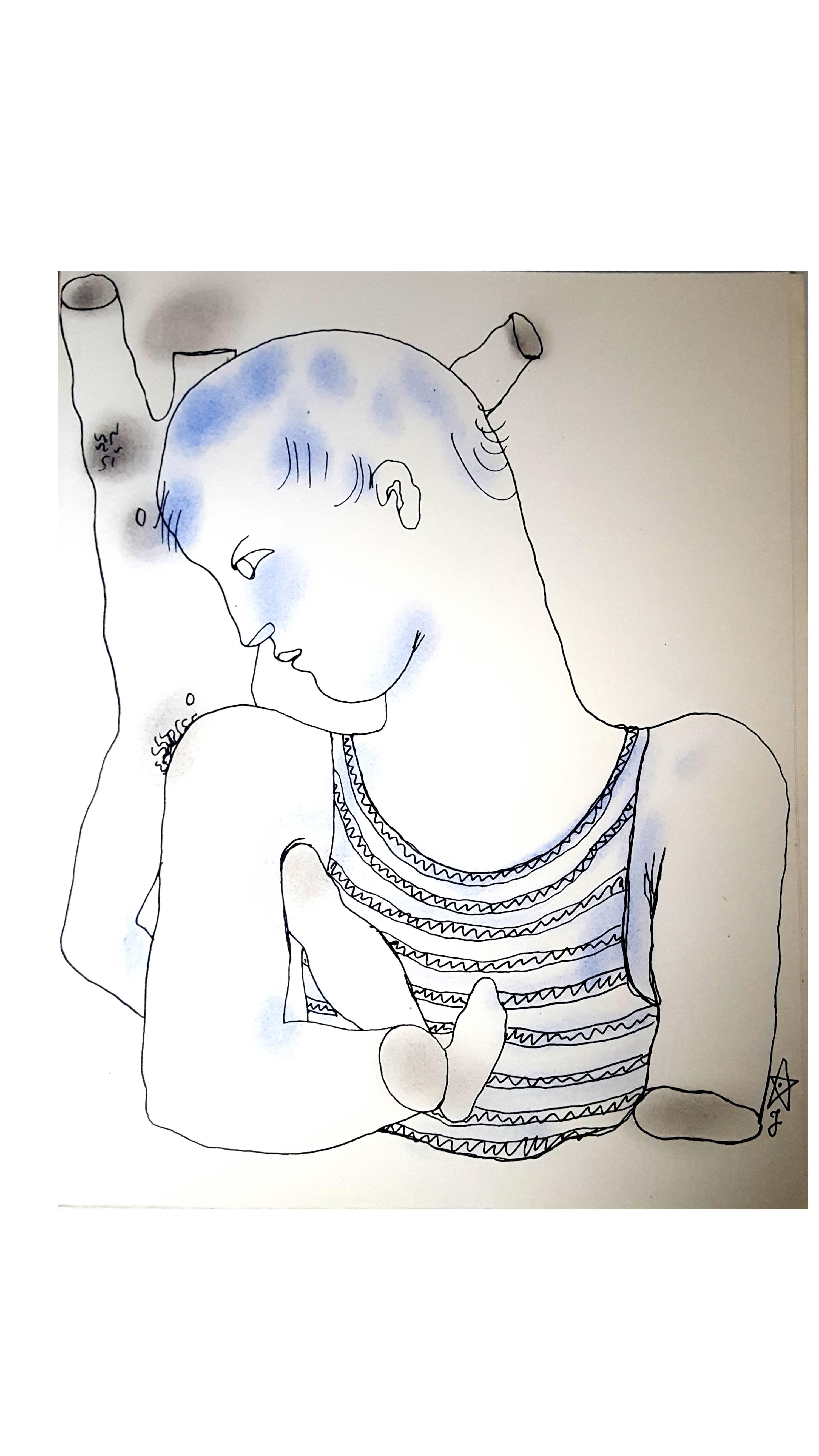 Jean Cocteau
Livre blanc - Autobiographie sur la découverte par Cocteau de son homosexualité. Le livre a d'abord été publié anonymement et a créé un scandale.
Lithographie originale colorée à la main
Dimensions : 28.4 x 22,8 cm
Edition de 380