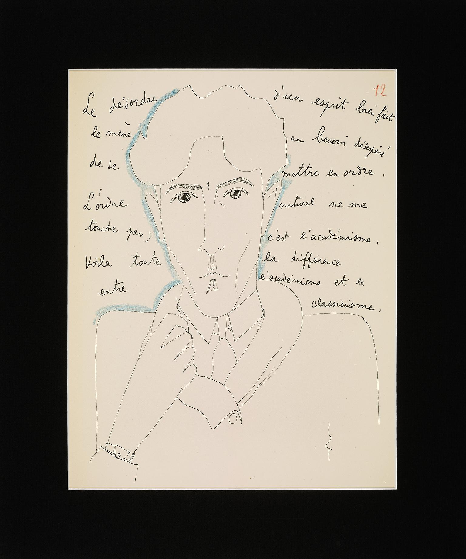 Jean l'Oiseleur N° 12 - Print by Jean Cocteau