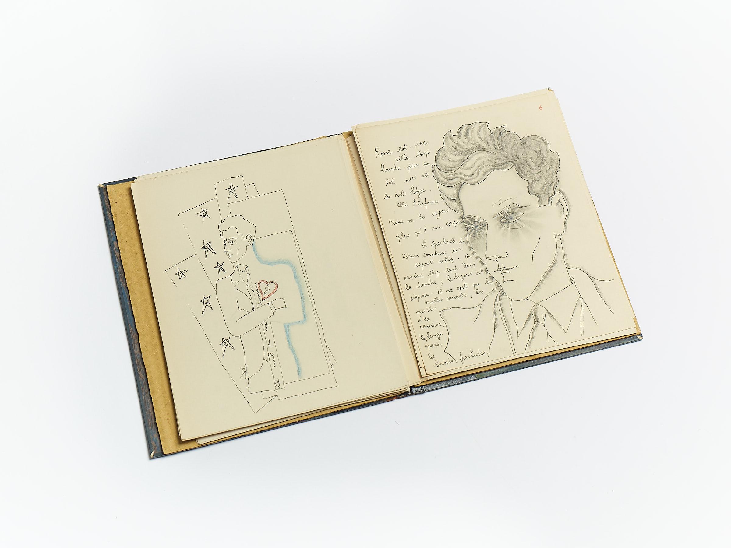 Jean l'Oiseleur . N° 16 . Travesti . Barbette - Art Deco Print by Jean Cocteau