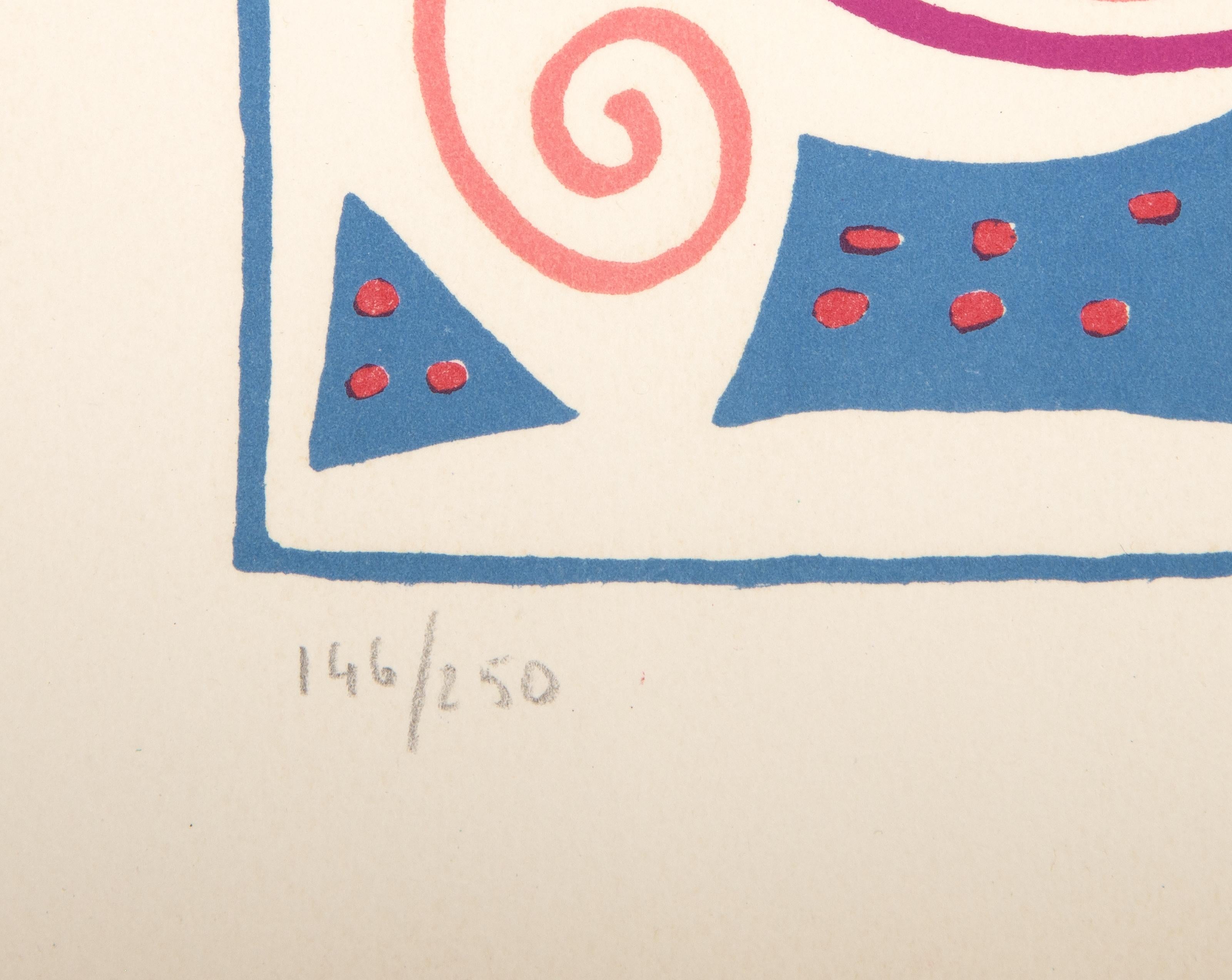 Club de Leones, litografía de arte moderno de Jean Cocteau en venta 4