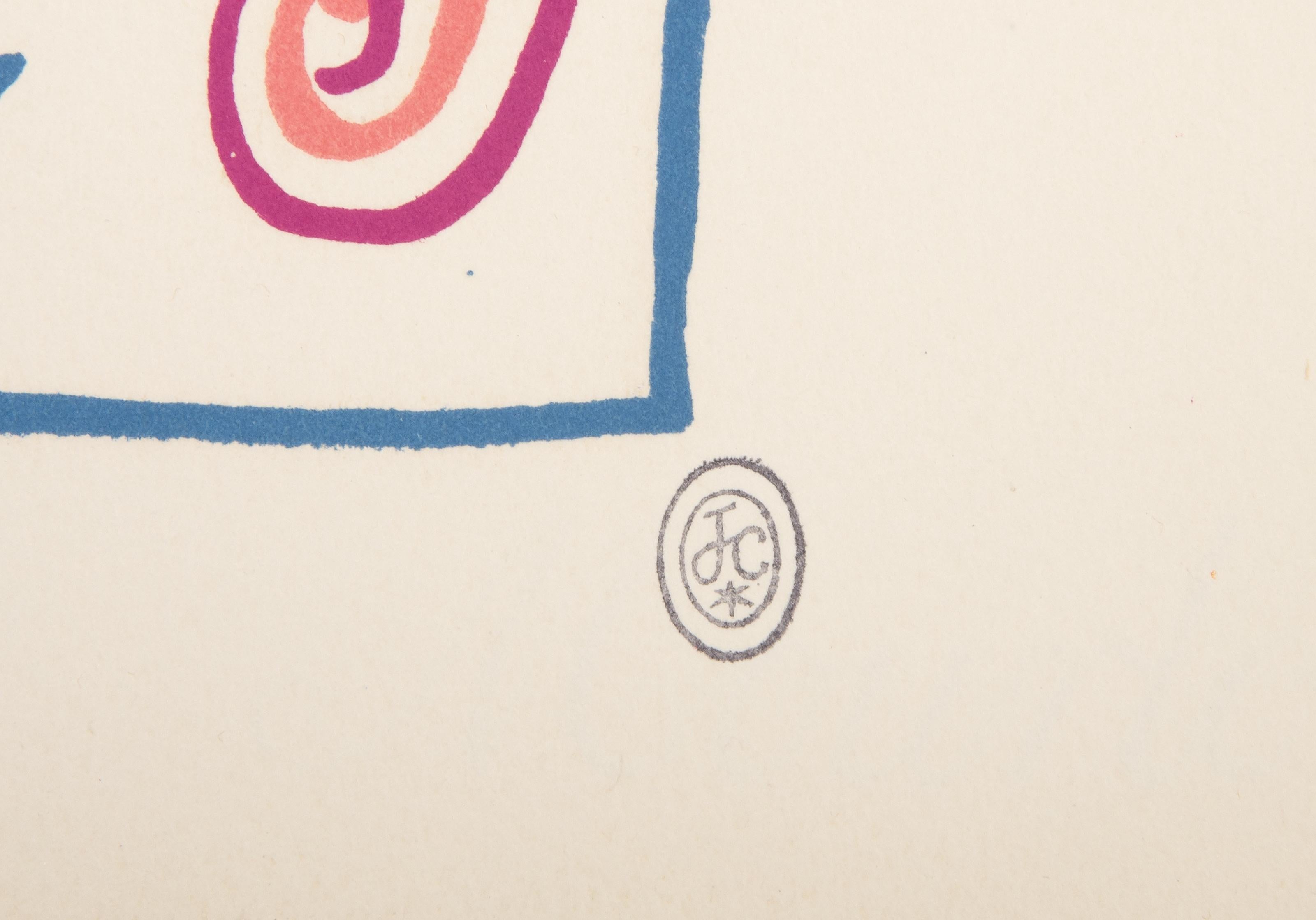 Club de Leones, litografía de arte moderno de Jean Cocteau en venta 5