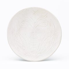 original ceramic small dish " l'esprit du jardin " ."spirit of the garden "