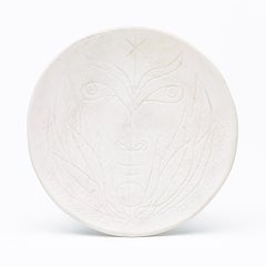 original ceramic small dish " l'esprit du jardin " ."spirit of the garden " 