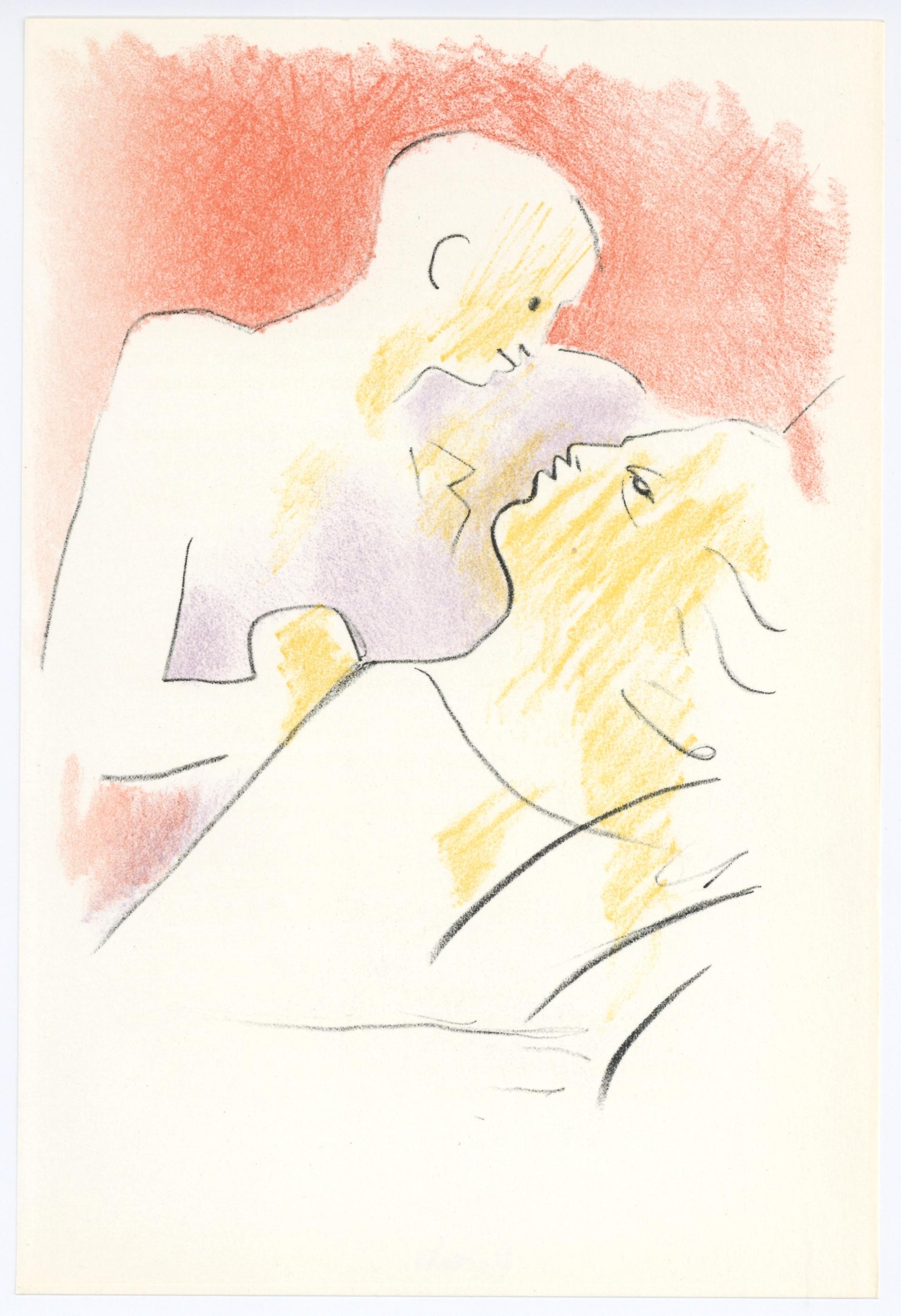 original lithograph - Print by Jean Cocteau