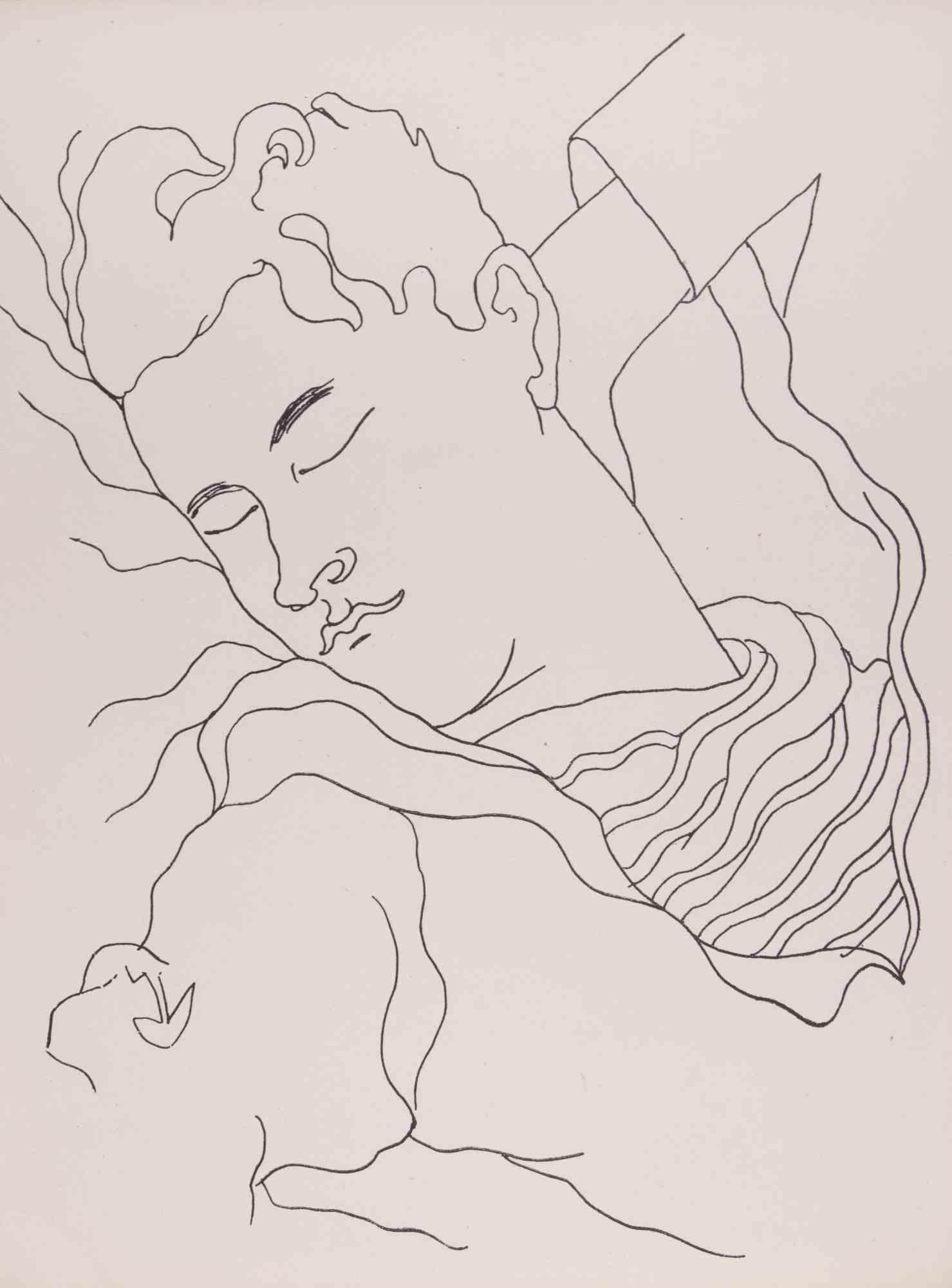 Jean Cocteau, Retrato de Jean Desbordes es una Litografía sobre vélin pur fil des Papeteries du Marais, realizada por Cocteau en 1929.

Pertenece al conjunto "25 Dessins d'Un Dormeur", publicado por H. L. Mermod, Lausana.

Edición de 213, no