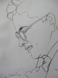Portrait of Charlie Chaplin - Original lithograph