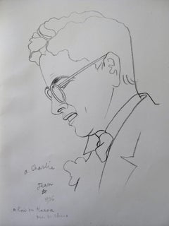 Portrait of Charlie Chaplin - Original lithograph
