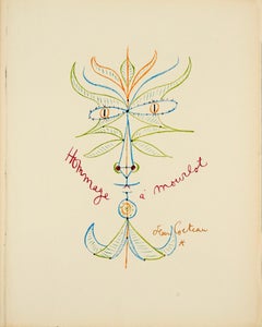 Tete de Faune - Hommage a Mourlot von Jean Cocteau, 1956 / 1975