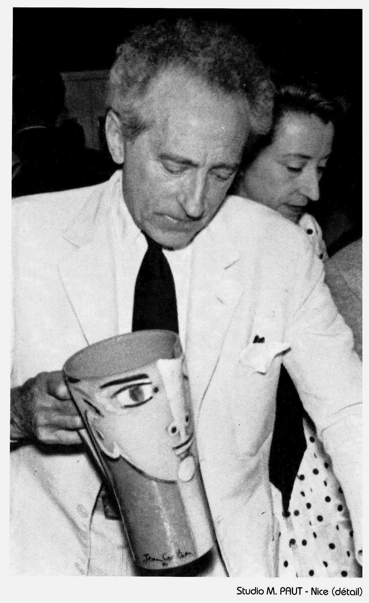 Visage . - Sculpture di Jean Cocteau