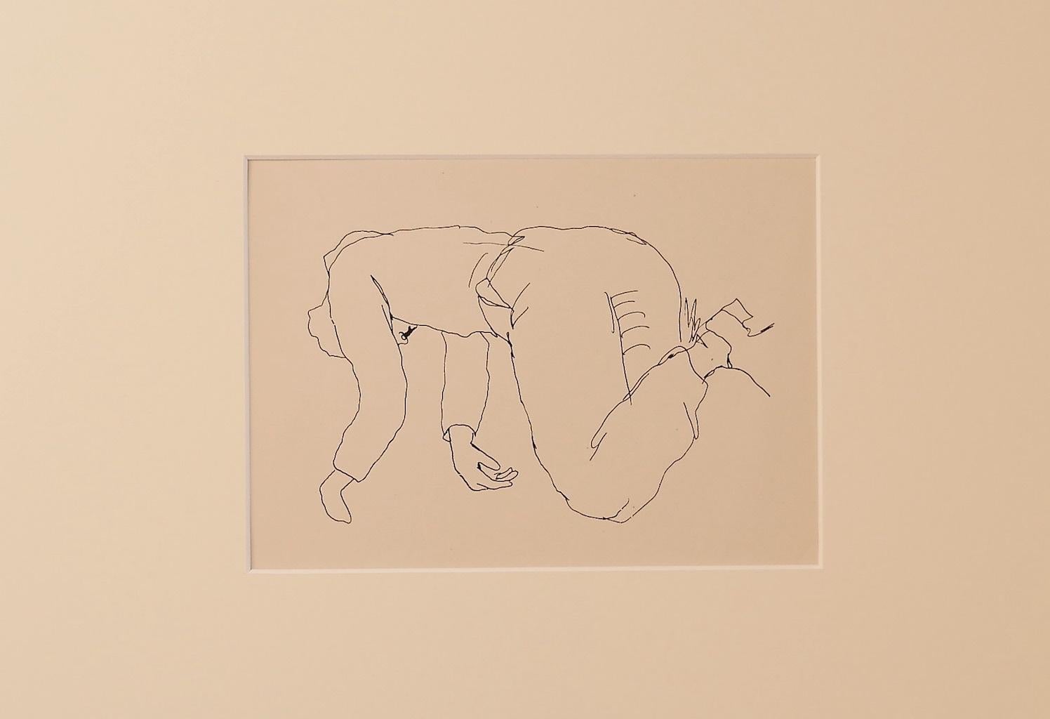 Young Boy - Original Photolithograph by Jean Cocteau - 1930s 1