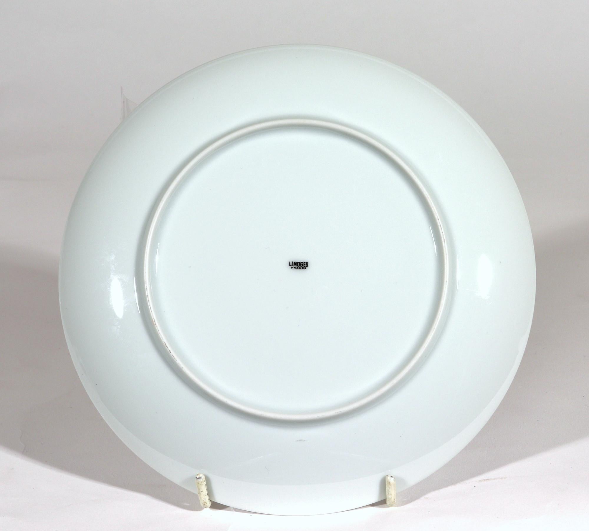 Jean Cocteau Set of Porcelain Plates, Limoges Porcelain 1