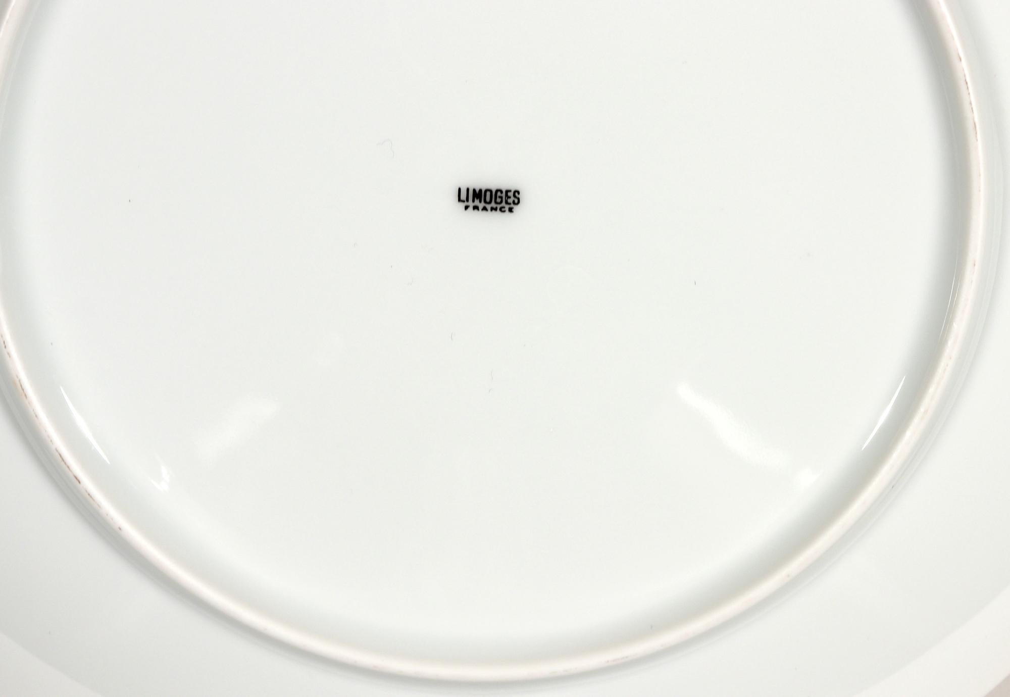 Jean Cocteau Set of Porcelain Plates, Limoges Porcelain 2