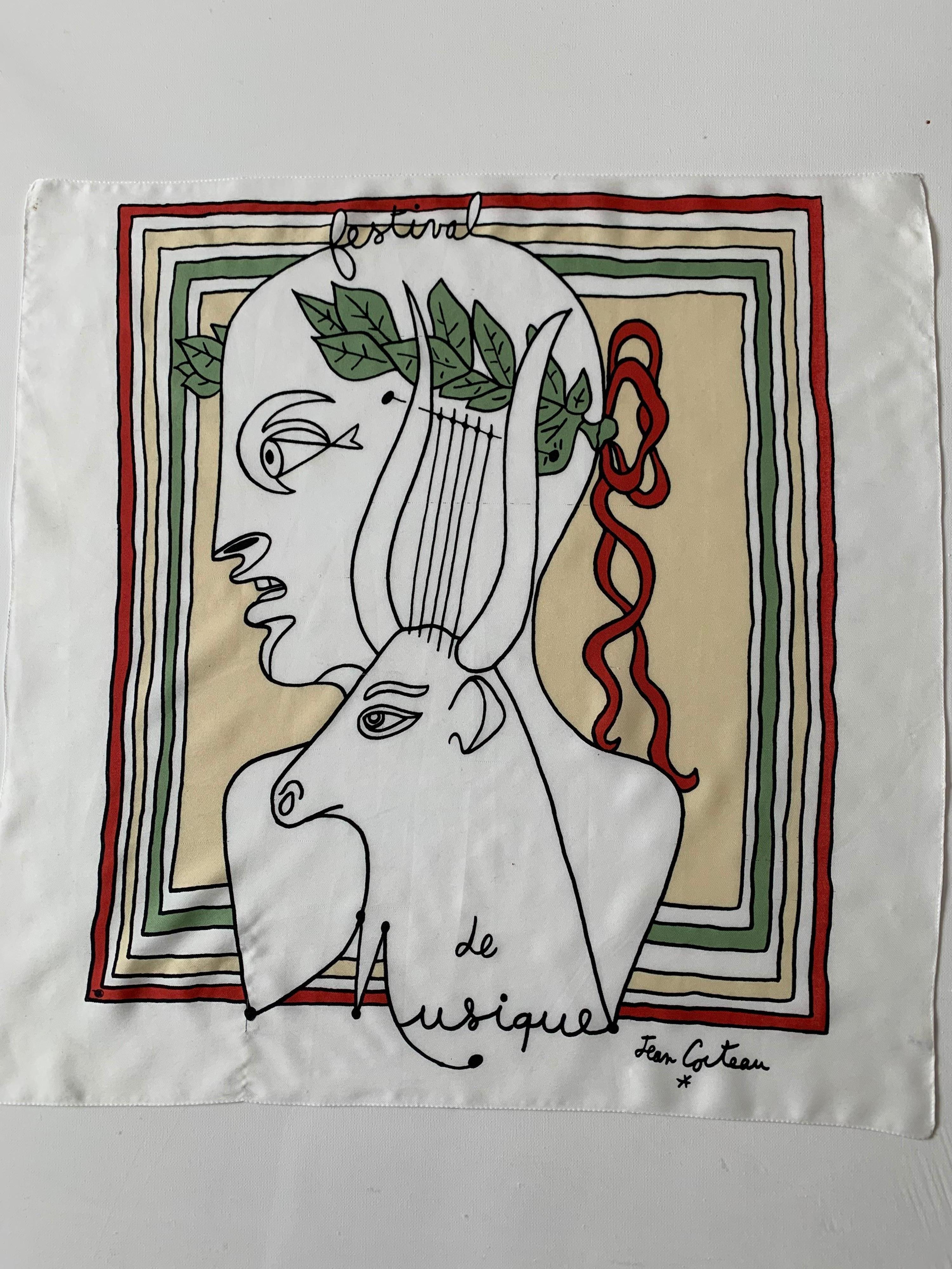 foulard jean cocteau