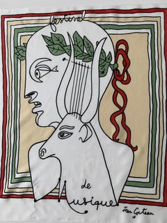 Jean Cocteau Silk Scarf, France