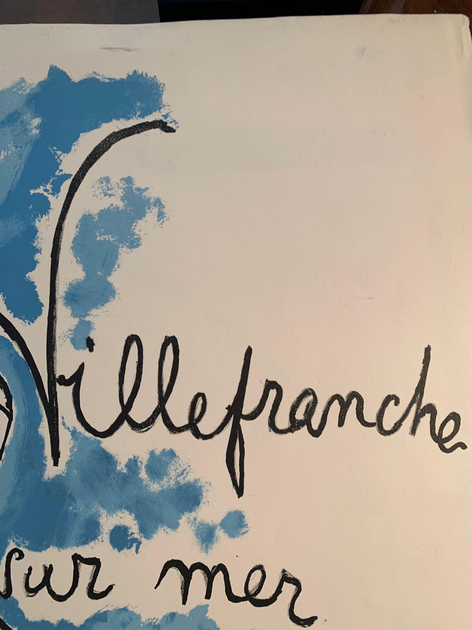 French Jean Cocteau, Villefranche sur Mer - Chapelle St. Pierre For Sale