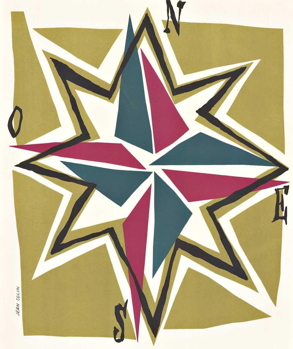 Französisches Vintage-Poster „Les Artistes Decorateurs et le Tourisme“, Original – Print von Jean Colin