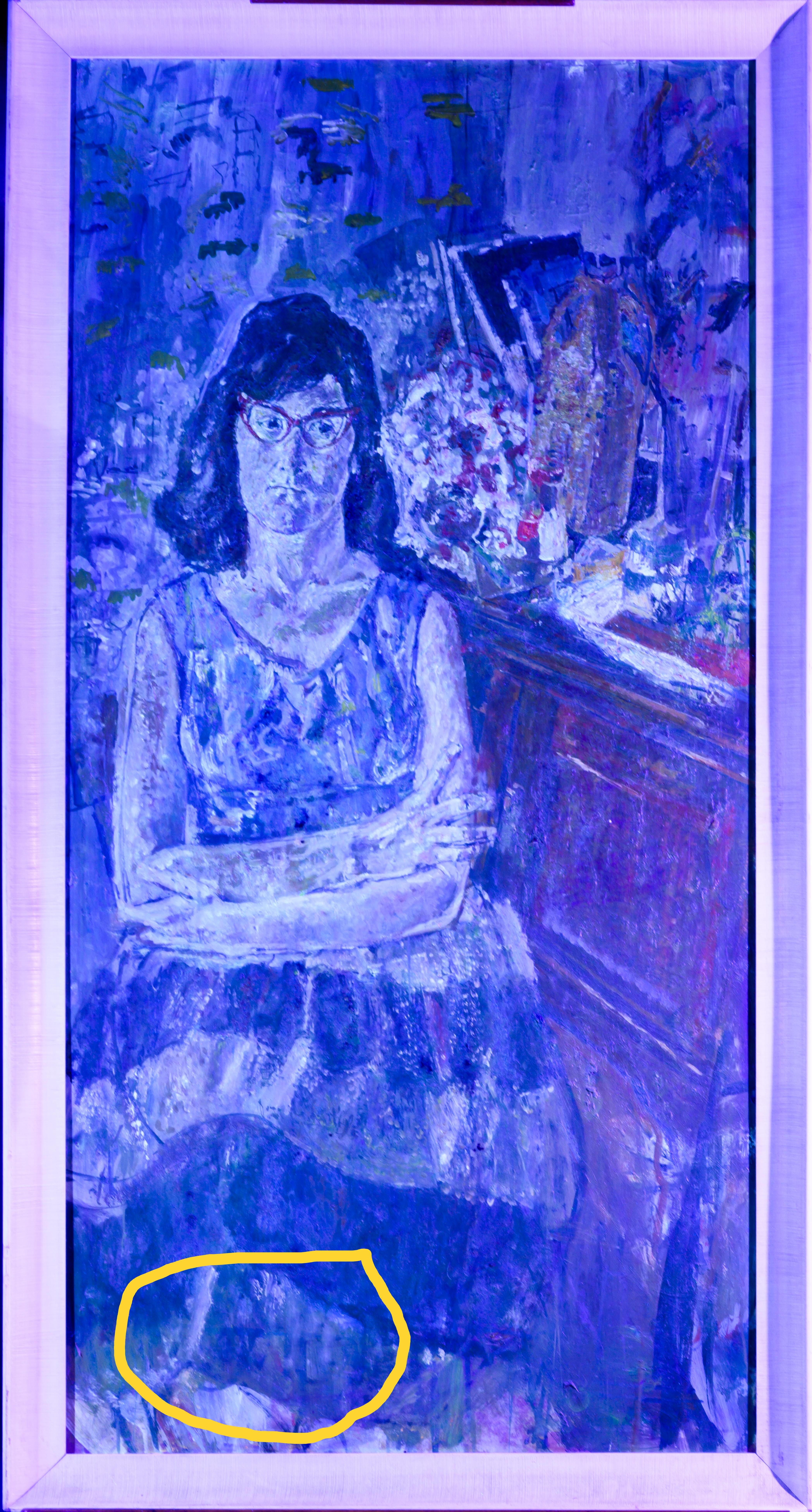 Porträt einer sitzenden Dame im Angebot 16