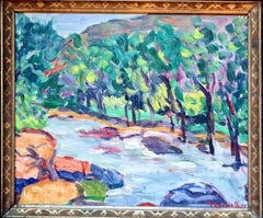 A River Runs Throught It, French Fauvist Riverscape