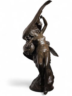 Jean Coulon - Statue en bronze d'Égine et Zeus