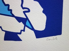 Hermes, der Messenger - Original handsignierter Siebdruck /60ex