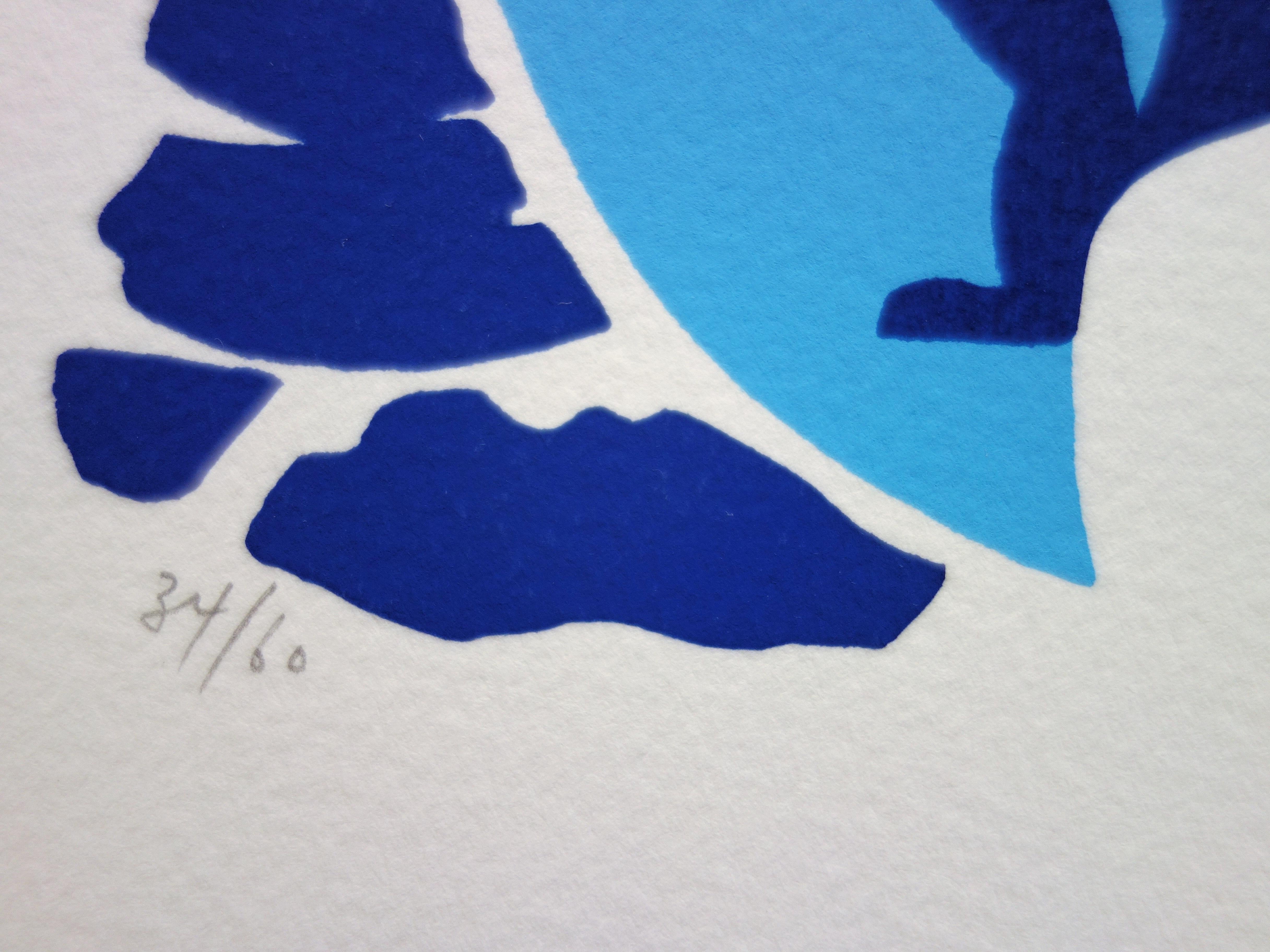 Jean Coulot (1928 - 2010) 
Uomo in spiaggia

Stampa serigrafica originale
Firmato a matita
Numerato / 60 ex
Su pergamena 22 x 20 cm (circa 9 x 8 in)

Condizioni eccellenti