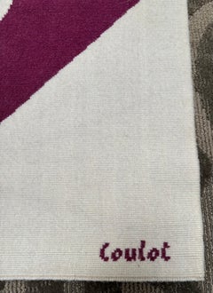 Jean Coulot wool wall tapestry title " Samantha " Legs of woman , for JFD .