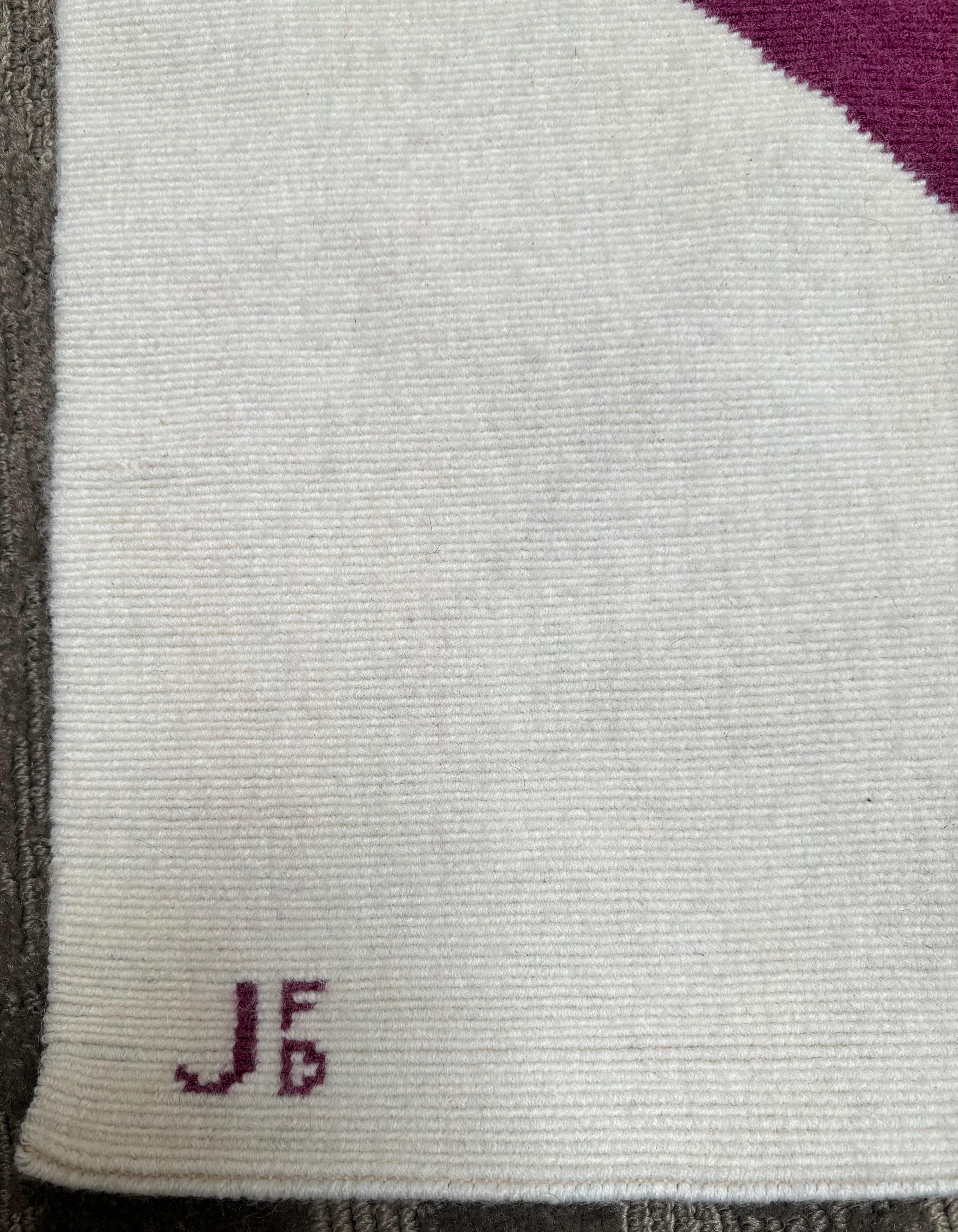 Modern Jean Coulot wool wall tapestry title 