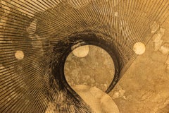 Jean Da Milano, Composition, Oil on Paper, 1974, France