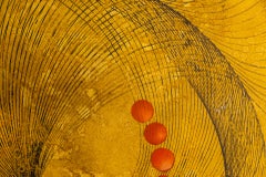 Jean Da Milano, Composition, Oil on Paper, 1974, France