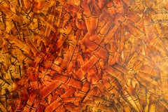 Jean Da Milano, Composition, Oil on paper, 1982, France