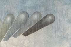 Jean Da Milano, Composition, Oil on Canvas, 1977, France