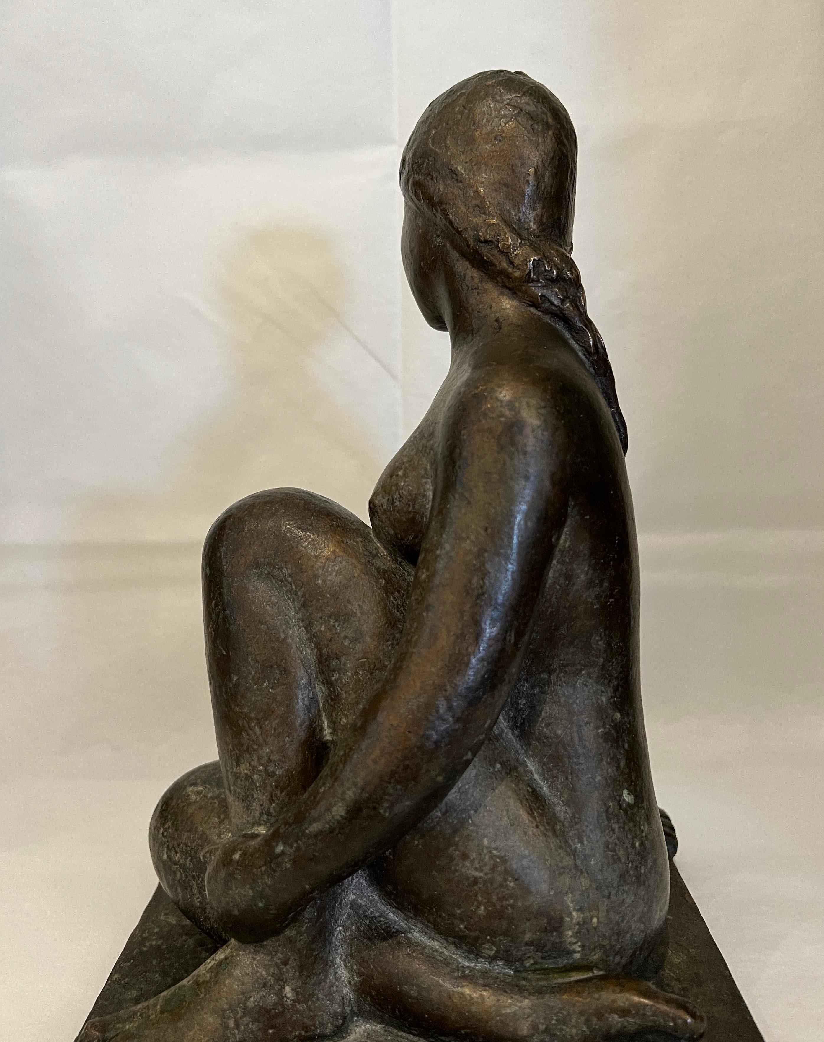 Young woman in thought For Sale 1