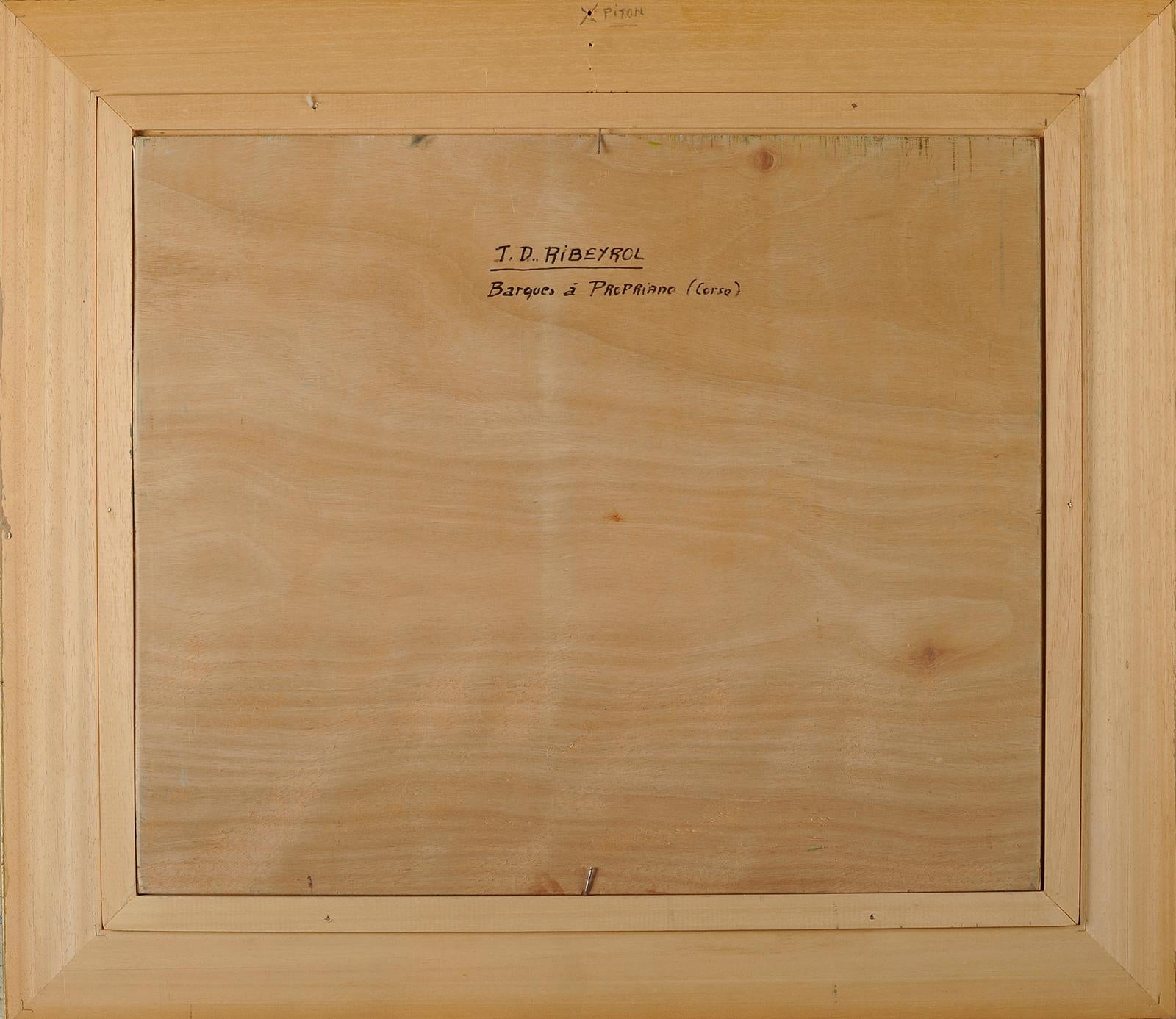 Jean-Daniel Ribeyrol (1918-2005) Propriano Corsica marine 2