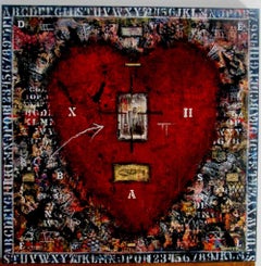 Elements Usuels, mixed media painting by Jean Daniel Rohrer