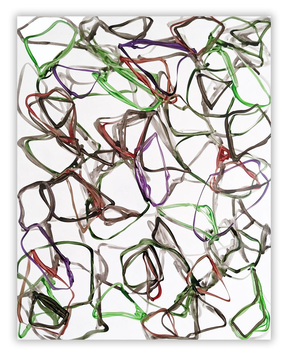 Abstract Painting de Jean Daniel Salvat - N°1122 (Pintura abstracta)
