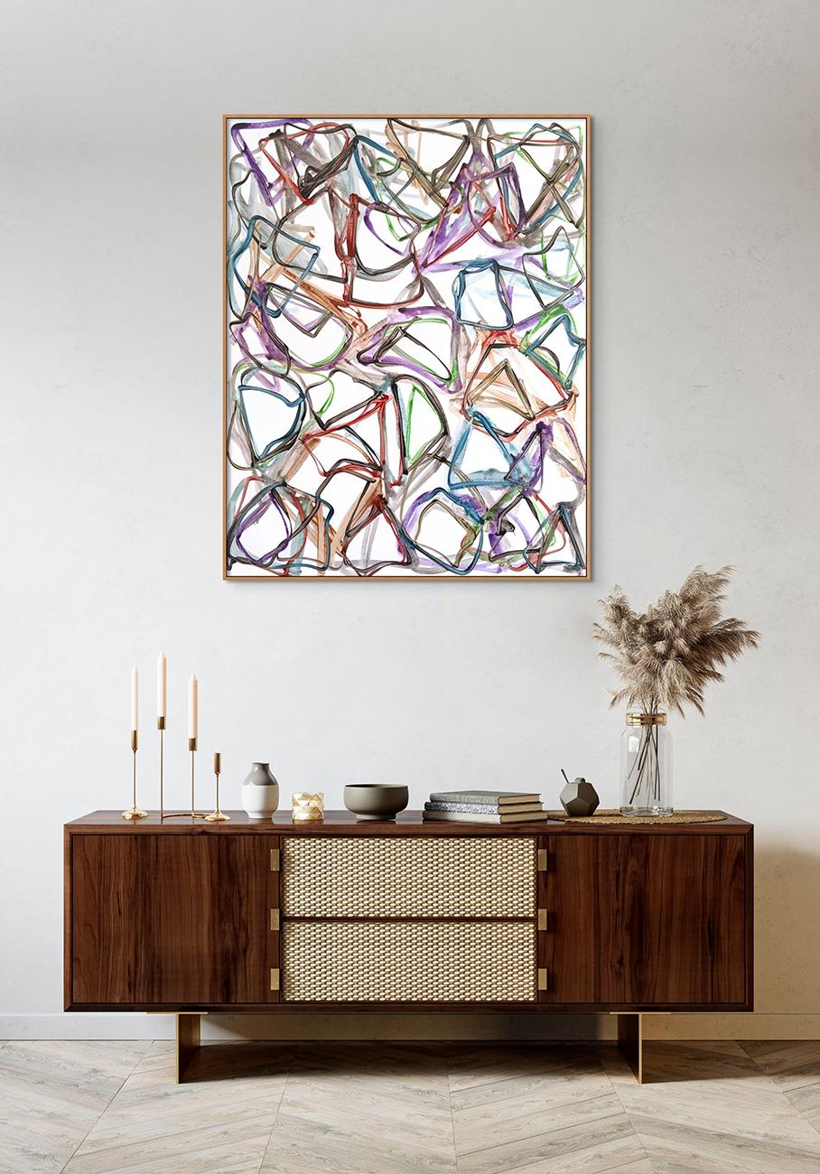 N°1131 (Pittura astratta) - Painting di Jean Daniel Salvat