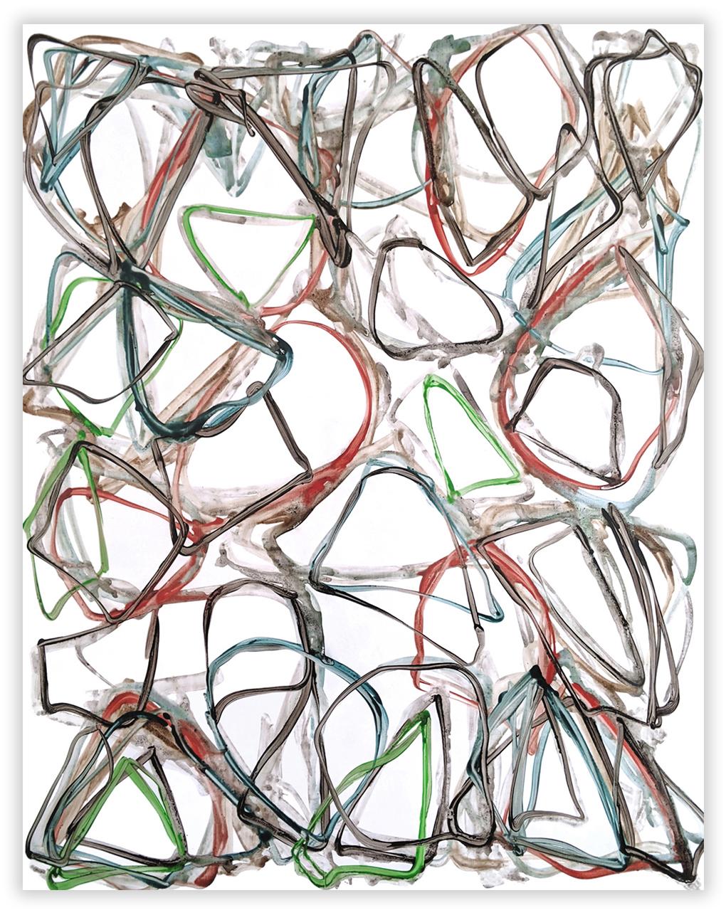 Abstract Painting di Jean Daniel Salvat - N°1133 (Pittura astratta)