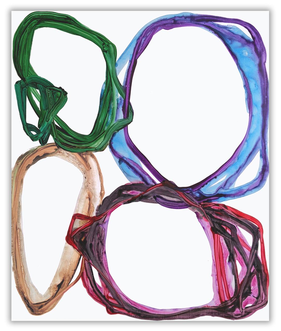 Abstract Painting di Jean Daniel Salvat - N°1199 (Pittura astratta)