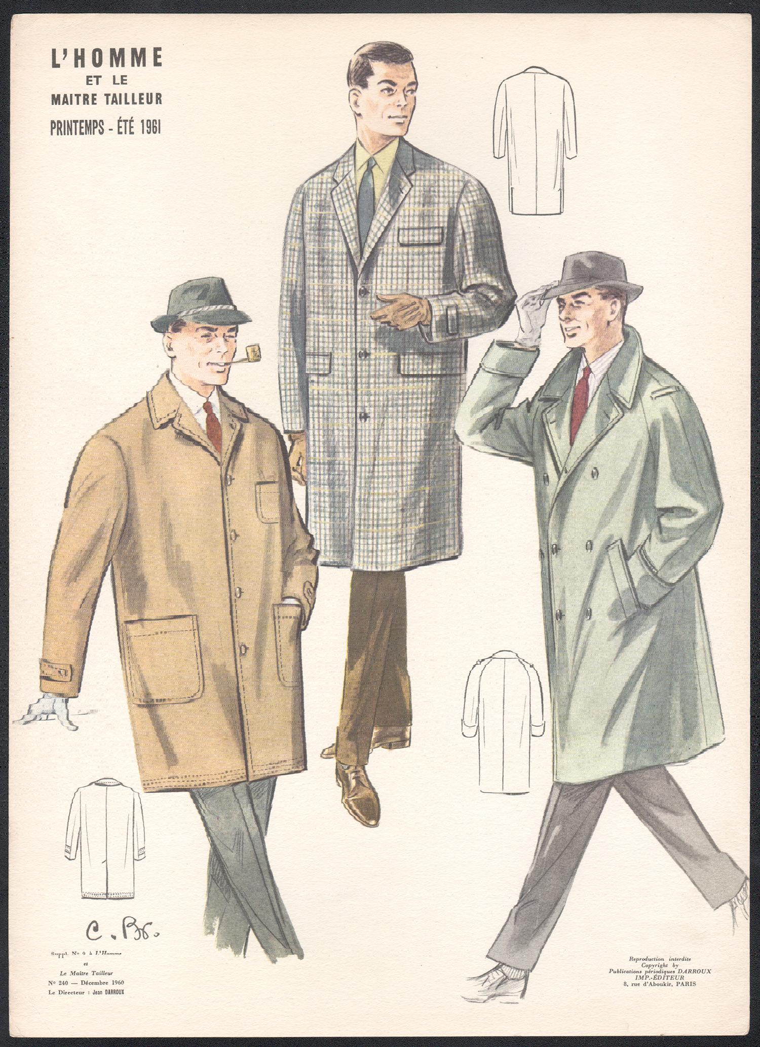 1961 men's fashion