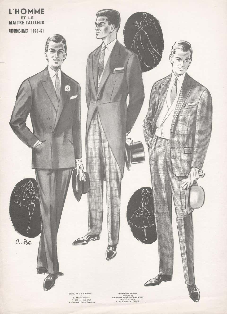 Vintage Fashion Men - 117 For Sale on 1stDibs | mens vintage fashion ...