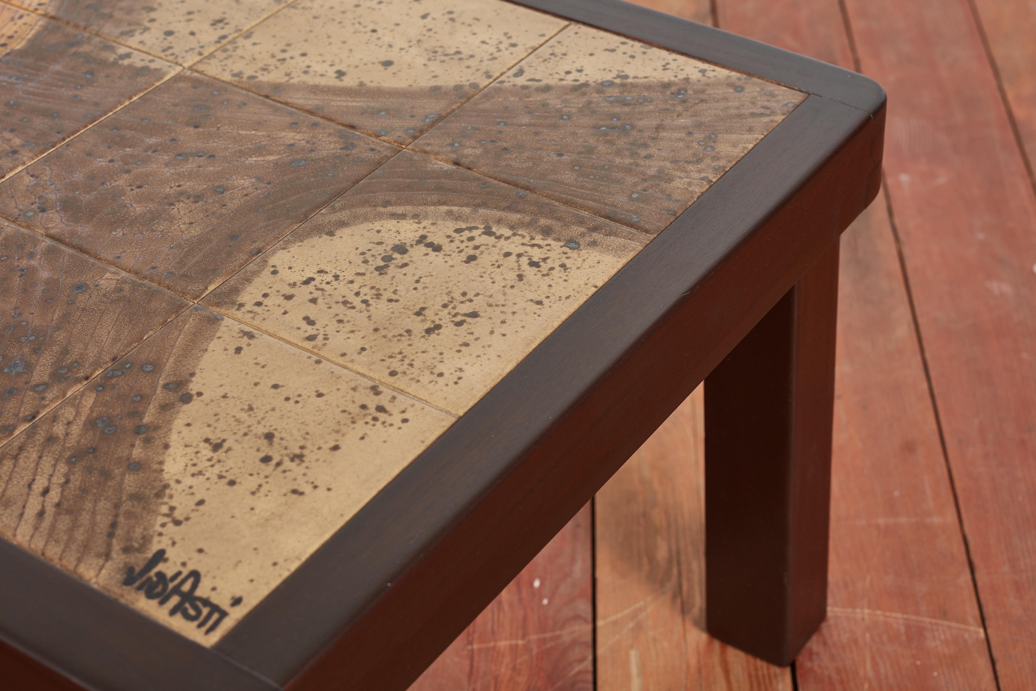 Jean d'Asti Design Ceramic Coffee Table For Sale 9