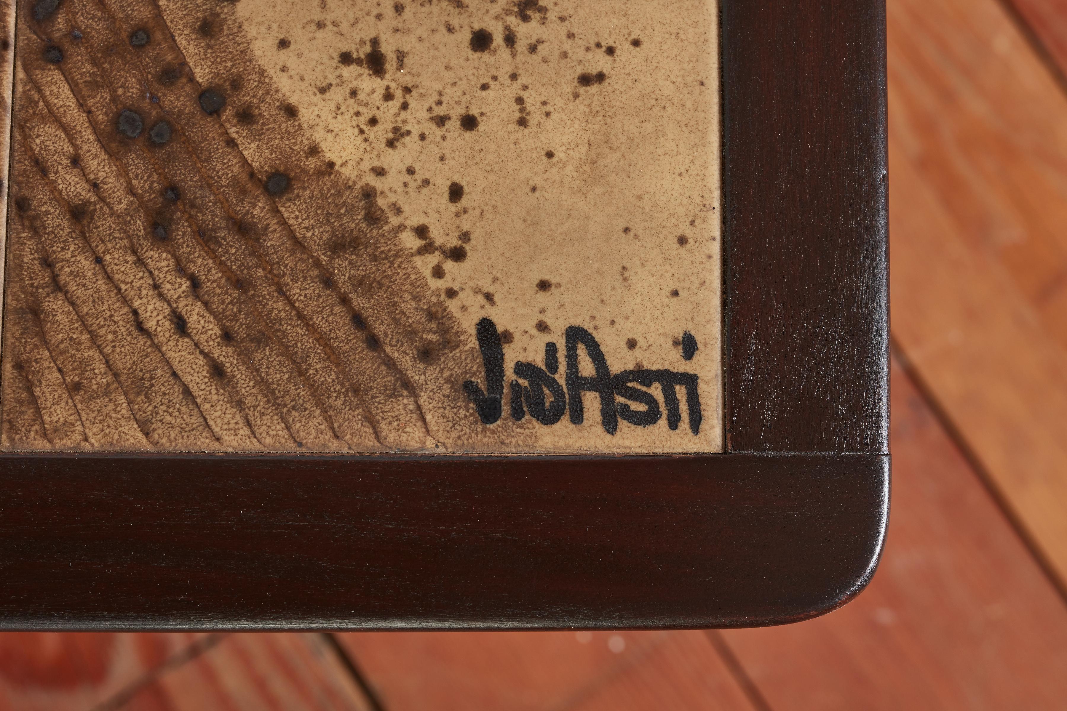 Jean d'Asti Design Ceramic Coffee Table For Sale 14