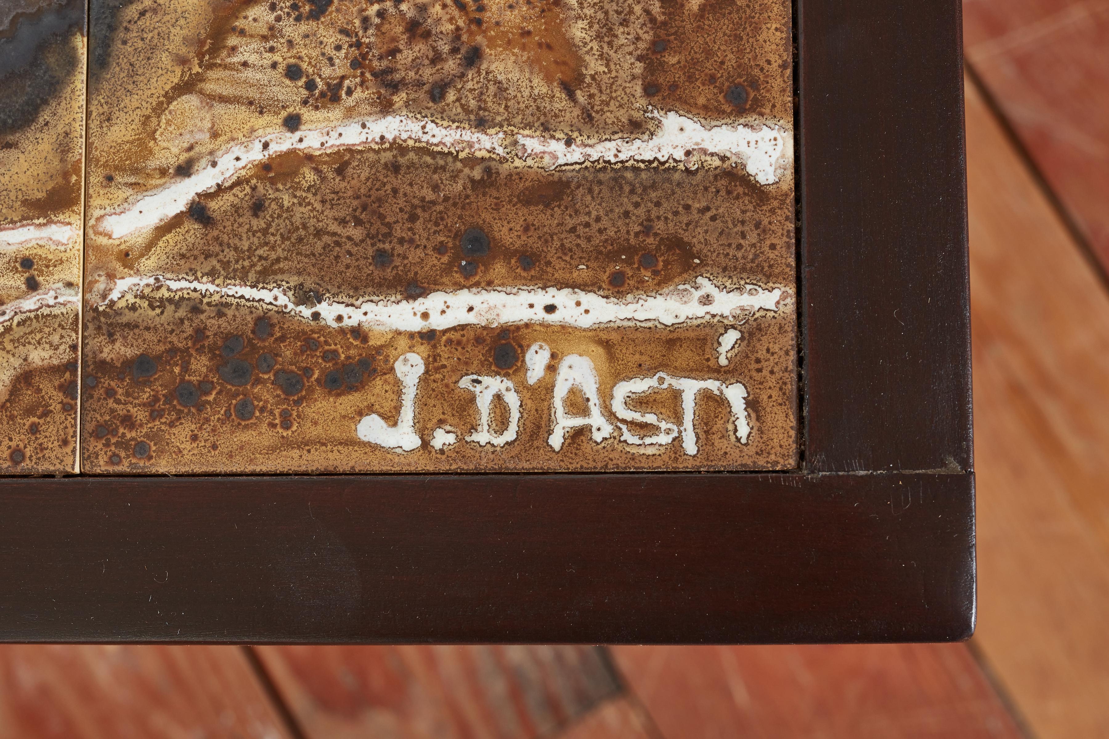Jean d'Asti Design Ceramic Coffee Table 14