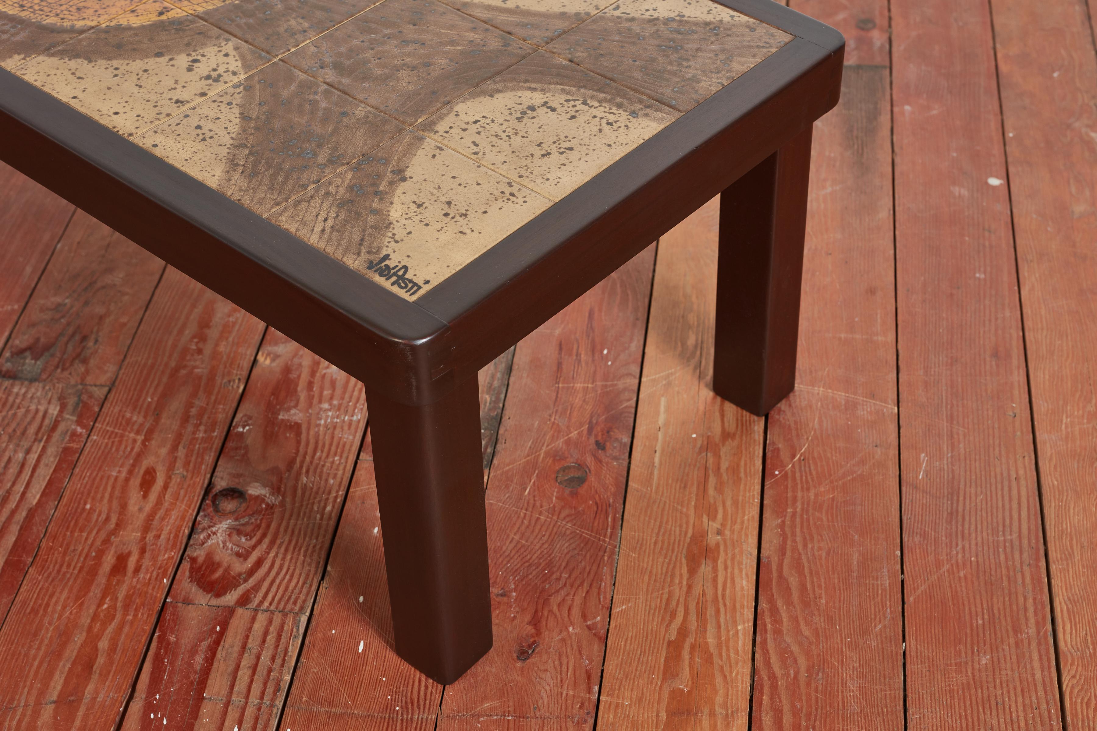 Jean d'Asti Design Ceramic Coffee Table For Sale 1