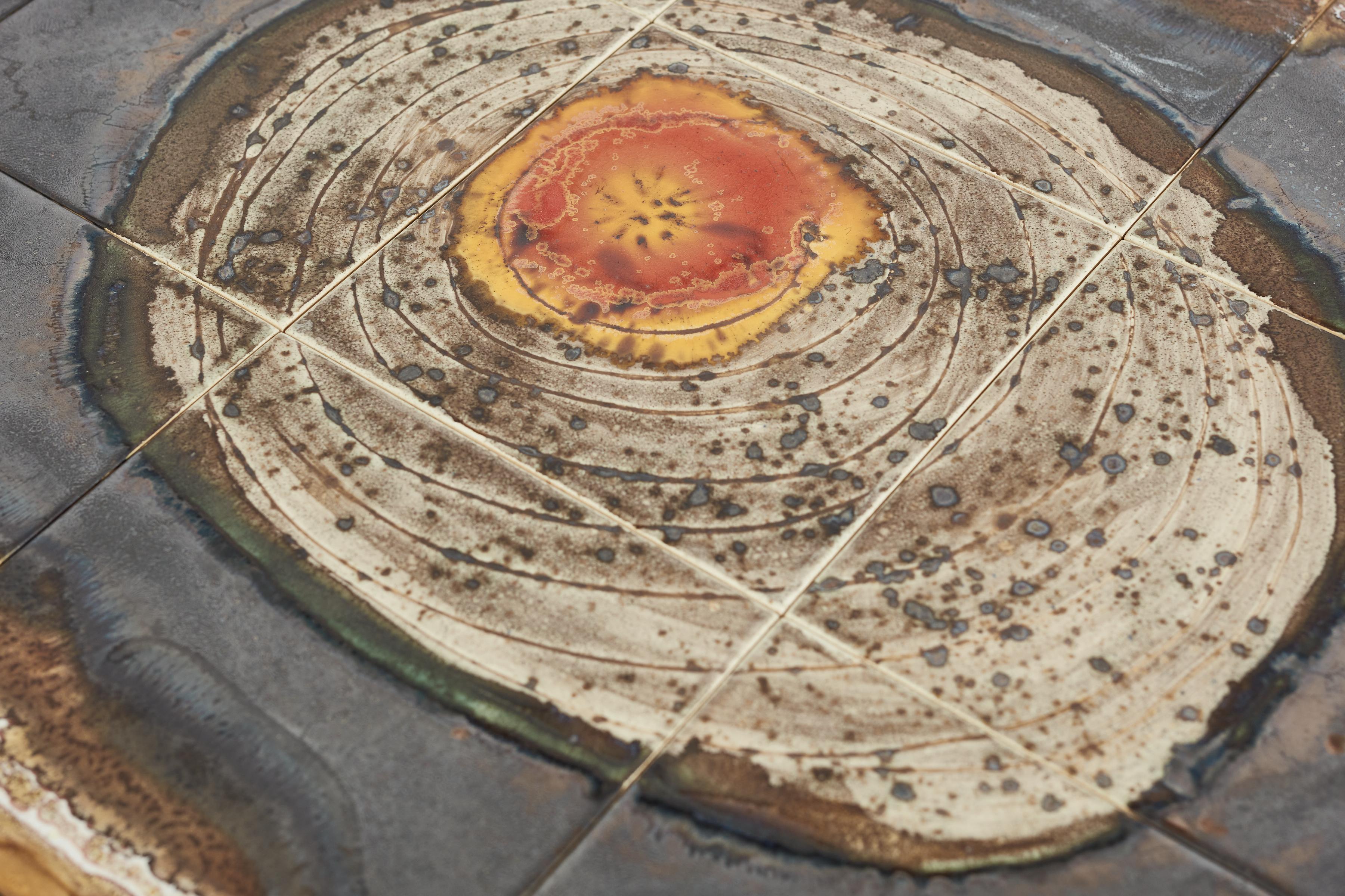 Mid-20th Century Jean d'Asti Design Ceramic Coffee Table