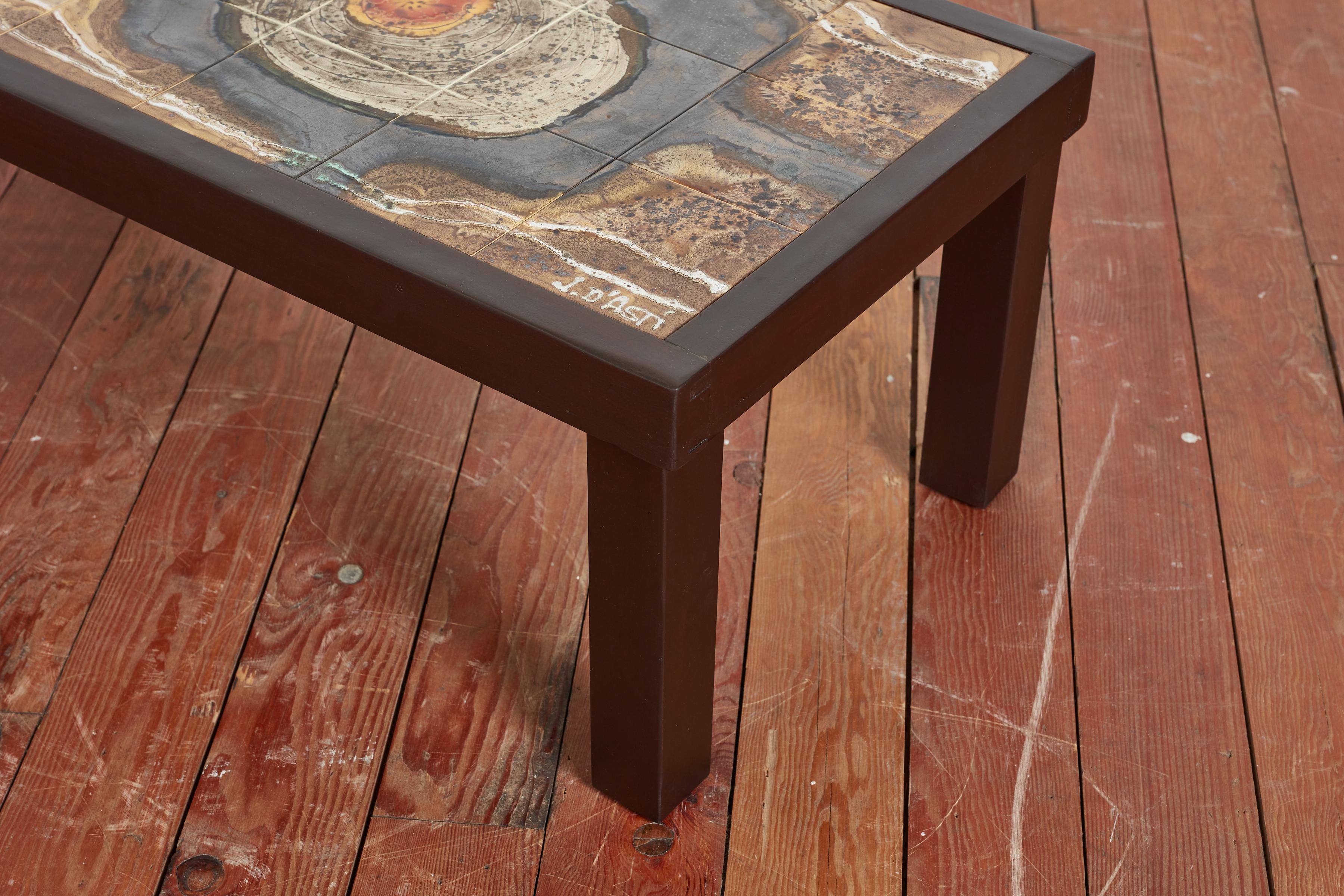 Jean d'Asti Design Ceramic Coffee Table 2