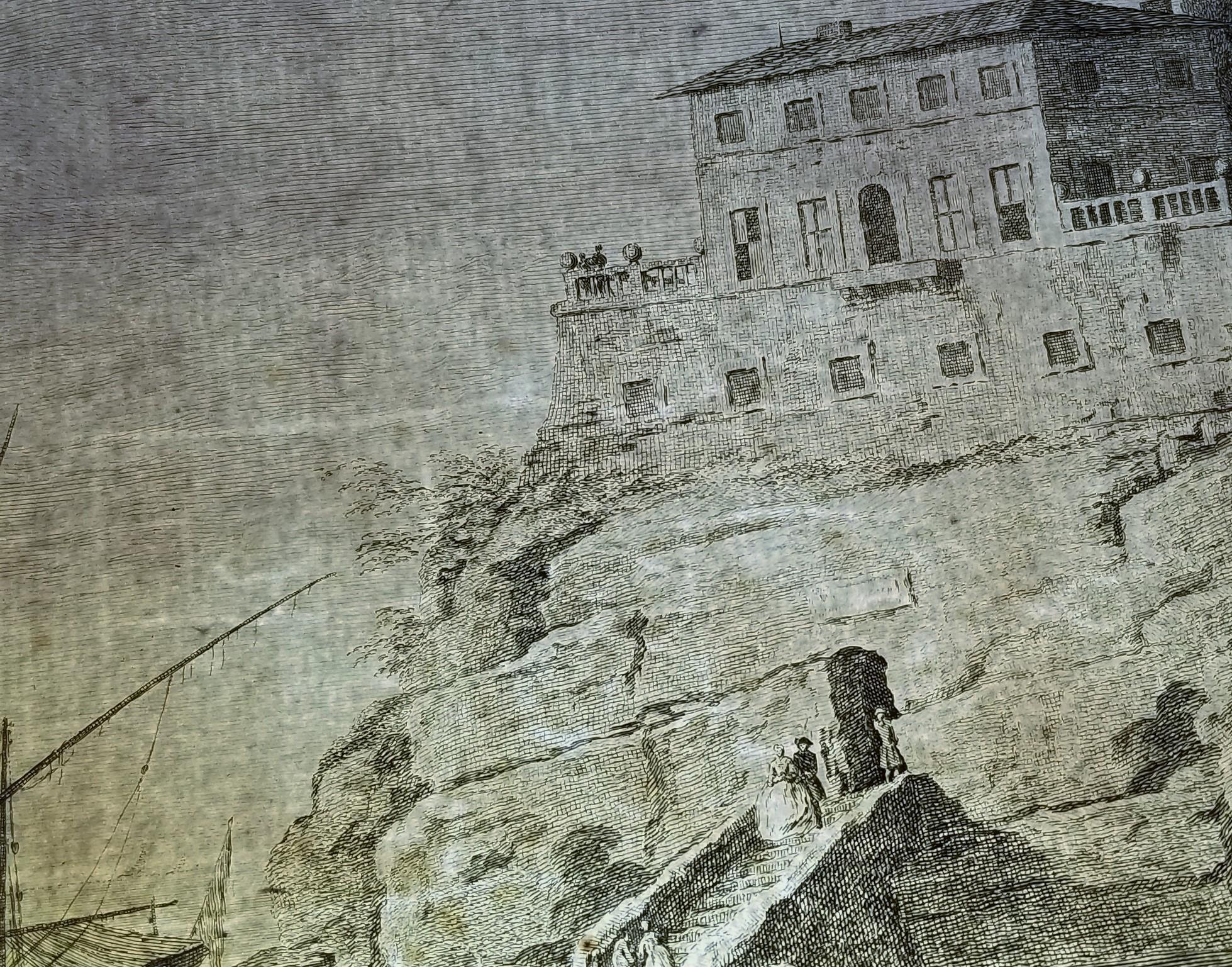 Départ Pour La Pêche (Maison de Campagne des Environs de Naples) /// Antichi maestri in vendita 11