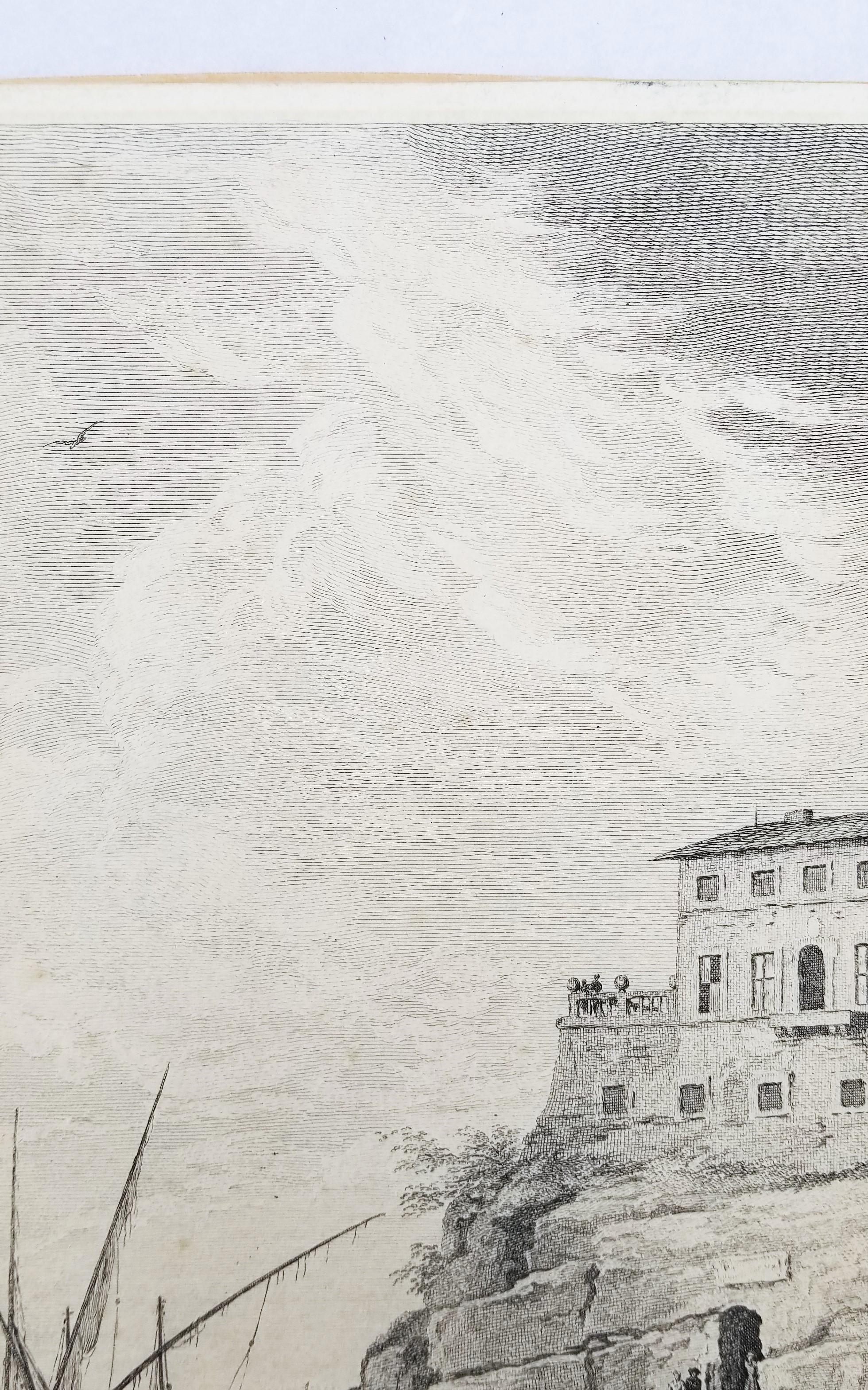 Départ Pour La Pêche (Maison de Campagne des Environs de Naples) /// Antichi maestri in vendita 4