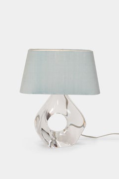 Jean Daum Crystal Table Lamp, 1960s