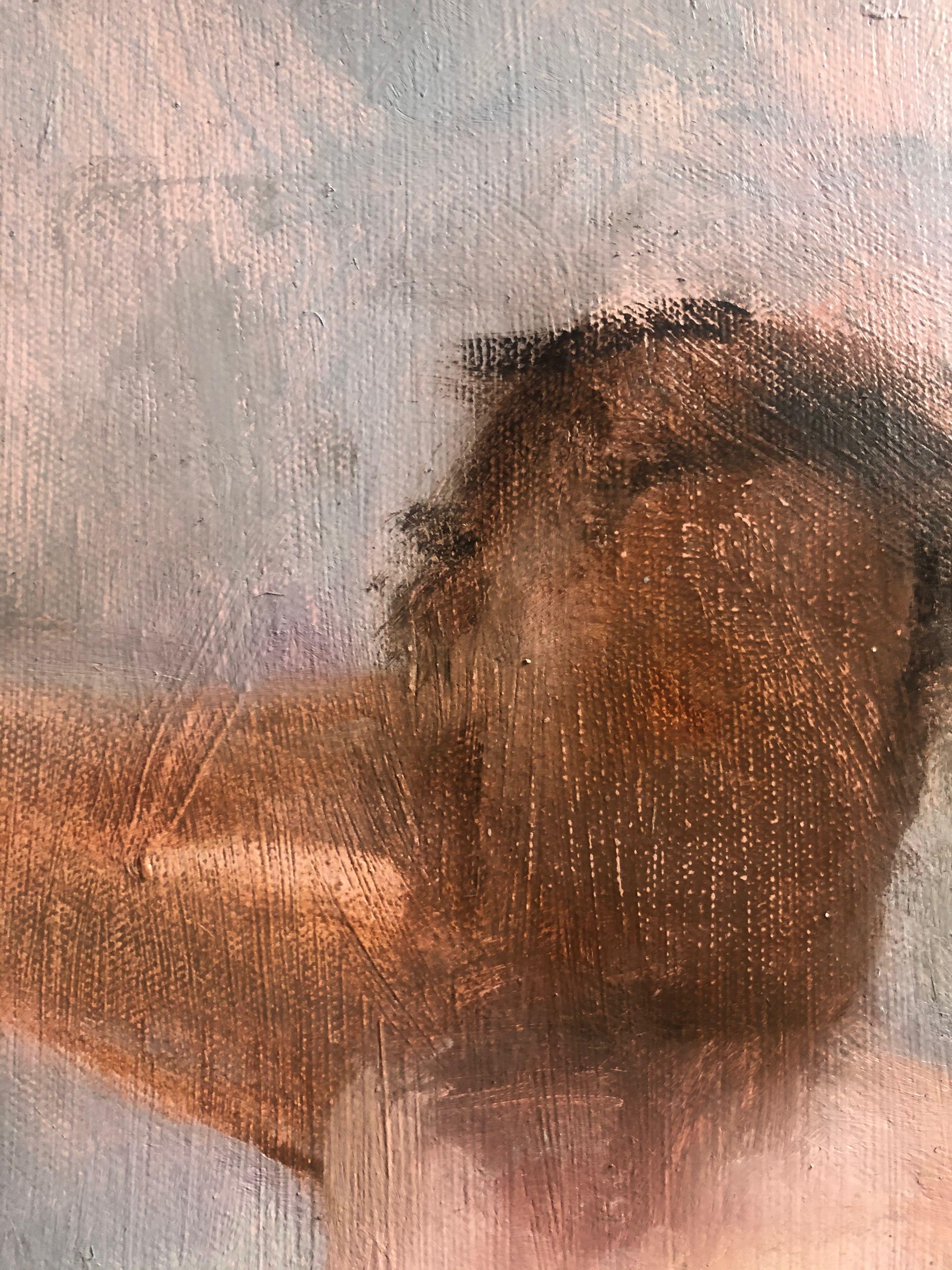 Armonía, Pintura, Óleo sobre lienzo - Painting de Jean David